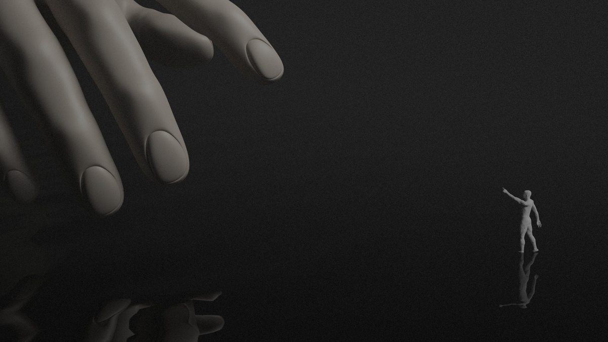 Dark closeup
